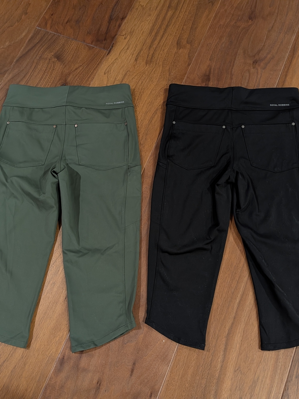 Royal Robbins Capri Leggings - Olive & Black